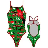 Turbo Christmas Swimsuit Vert 4XL Femme