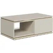 Vicco Table basse Linette Cachemire 90x50cm avec tiroir, Model 57968