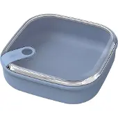 Rotho Boîte fraîcheur 1 l plat ELA, Boîte de conservation, Bleu