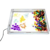 TickiT 72046 Plaque de recouvrement pour tableau lumineux, DIN A3, plastique, transparent