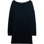 Superdry Robes en maille bleu foncé