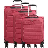 Travelite Valise à roulettes Skaii 4W L / M / S Rouge soirée
