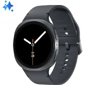 Samsung Galaxy Watch8 Galaxy Watch 8 3,3 cm (1.3") AMOLED 40 mm Numérique 438 x 438 pixels Écran tactile Graphite Wifi GPS (satellite)
