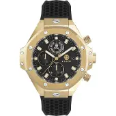 Philipp Plein Watches Montre à affichage analogique 'Royal' or / noir