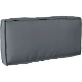 vidaXL Coussin pour dossier de palette Anthracite 80 x 40 x 12 cm