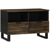vidaXL Élément TV Noyer 70 x 33 x 46 cm Bois composite