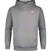 SikSilk Sweat-shirt 'Essentials Poly' gris / blanc