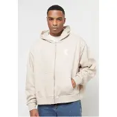 Karl kani Veste de survêtement crème / blanc
