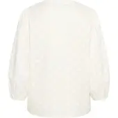 Kaffe Chemisier 'KAenya' blanc / blanc cassé