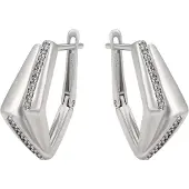 NAEMI Boucles d'oreilles argent / transparent