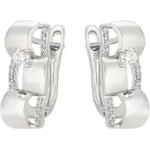 NAEMI Boucles d'oreilles argent / transparent