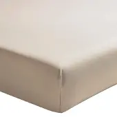 Essix Drap Housse Uni En Percale De Coton Lin 90x200