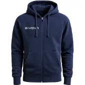 Givova King Full Zip Sweatshirt Bleu 8-10 Years Enfants