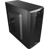 Aerocool Corporate CS-1101 - Black Edition - Tour midi - ATX - sans alimentation (ATX) - noir - USB/audio (EN58126)