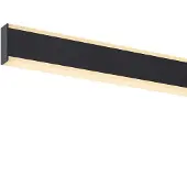 SLV Suspension noire One Linear 2x10w - 104cm