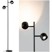Paulmann Lampadaire , Puric Pane I, dimmable, Noir, Salon / séjour, Métal, Moderne