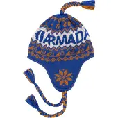 Armada Peruvian Ear Flap Beanie Bleu