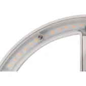 SLV Lampe d'extérieur élégante Q-Ring avec capteur - blanc