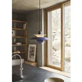 Louis Poulsen Suspension , PH 5 300, Bleu, Salon / séjour, Métal
