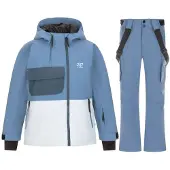 2117 of Sweden Ensemble veste/pantalon de ski Kidden, junior, bleu