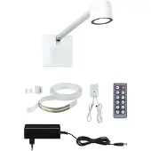 Paulmann Eclairage Tableau Kit Démarrage Adelia 4,5w 420lm 2700k Gradable Alu Brossé 24v