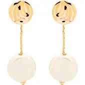 Luxenter Boucles D'oreilles En Perles Blanches Luxenter Vidthas