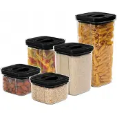 Berlinger Haus lot de 10 boîtes alimentaires, noir