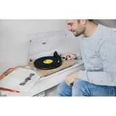 Lenco Platine Vinyle tourne disque 33,45 tr/min beige