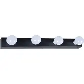 LEDKIA Lampe Murale Salle De Bain Métal 4 Spots Aizkra Noir