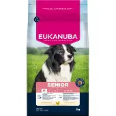 Eukanuba Senior Medium Breeds Chicken nourriture sèche pour chiens âgés de races moyennes riche en poulet frais 3kg