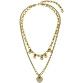 GUESS Crazy In Love Jubn05208 Necklace Doré Femme