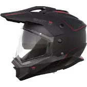 Shot Race Gear Trek Max Vision Rally Full Face Helmet Noir XS