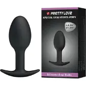 Pretty Love - plug anal - silicone noir
