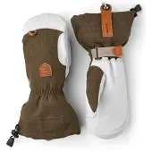 Hestra Army Leather Patrol Gauntlet, mitaines, olive