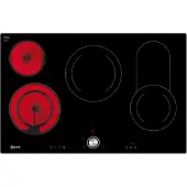 NEFF T18PT16X0 - Plaque vitrocéramique - 4 zones de cuisson - en niche - largeur : 78 cm - profondeur : 50 cm