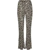 Noisy May Pantalon 'NMPasa' beige / marron / noir / blanc
