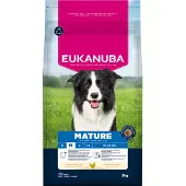 Eukanuba Mature Medium Breeds Chicken nourriture sèche pour chiens matures de races moyennes riche en poulet frais 3kg