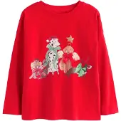 Next T-Shirt gris clair / vert clair / rose clair / rouge