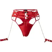 Hunkemoller String 'NOEKI' rouge sang
