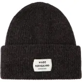 MADS NORGAARD COPENHAGEN Bonnet 'Tosca Anju' brun foncé