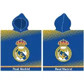 Real Madrid Blue Strandtuch Poncho 55x110 cm