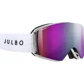 Julbo - Masque de ski photochromique - Launcher Reactiv HC 0-4 White/Black en Silicone - Blanc