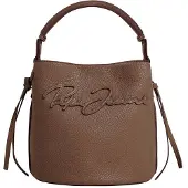 Pepe Jeans Taylor Script Handbag Marron