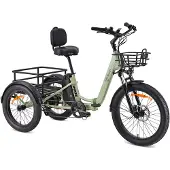 Youin Cargo Dover Folding Electric Bike Vert