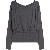 Bershka T-shirt gris foncé