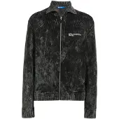 Karl lagerfeld JEANS Vestes en maille gris clair / noir