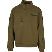 Brandit Tactical Half Zip Sweatshirt Vert XL Homme