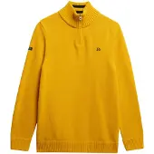 Superdry M6110706a Half Zip Sweater Jaune S Homme