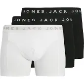 Jack & Jones Boxers 'JACBENNETT' beige / noir / blanc