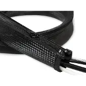 Logilink Kabelschlauch Reißverschl. AD: 30 mm, schwarz, 2 m